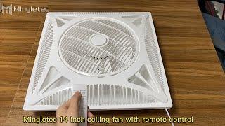 14 inch ceiling fan with remote control #mingletec #factory #exhaustfan #youtubeshorts #fyp