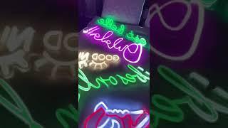 Neon sign #diy #neonsign #custom #customneon #ledlights #diyneonsign #fyp