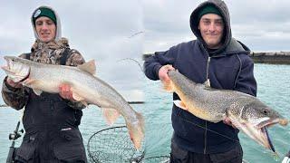  LIVE - Lake Trout Bite Is Picking Up | Lake Michigan Fishing Report 11/23/24