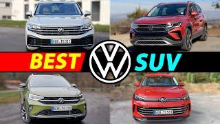 Best VW SUV? VW Touareg vs Tiguan vs T-Roc vs Taigo vs T-Cross vs Taos vs  Amarok