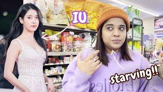 EATING like KPOP STAR "IU" for 24hrs challenge