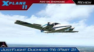 X Plane 11 | Just Flight Duchess 76 Flight Test | Best GA Aircraft in Flight Sim? (2)