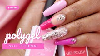  Makartt Polygel Nail Demo Using Dual Forms 