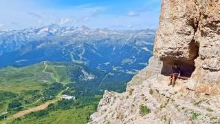 Mikołaj Obieżyświat 65 - najłatwiejsze Ferraty Dolomitów Brenta i grupy  Adamello - Włoski trekking