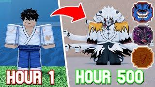 Spending 500+ Hours Mastering EVERY TAILED BEAST in Shindo Life.. - Roblox