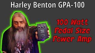 Harley Benton GPA 100 A Pedal Size 100 Watt Power Amp