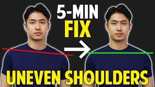 Fix Uneven Shoulders, Scoliosis｜With Just 5-Minutes｜Fix the Shoulders