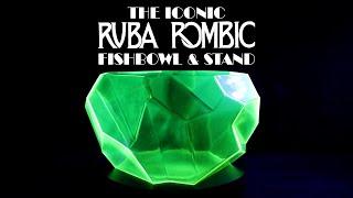 The Iconic Ruba Rombic Fishbowl and Stand