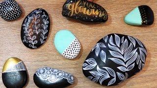 ROCK PAINTING for the First Time | Ideas and Tips, What I Learned