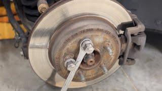 Breaking an Axle Nut Loose