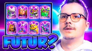 Je joue au futur clash royale...