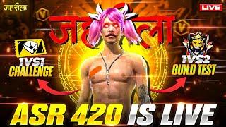 ASR IS LIVE GUILD TEST  Free Fire Live wait for end  #tondegamer #shortsfeed #tgrnrz #badge99