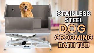 Unboxing Nova Electric Pet Grooming Bath Tub with Sliding Door