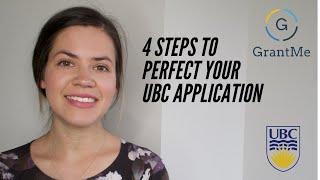 4 Tips to Perfect Your UBC Application