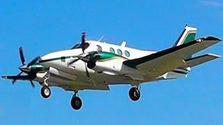 Beech A90 King Air - Landing & Takeoff @ Skiathos, the Second St Maarten - Plane Spotting