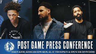 Jason Kidd, Kessler Edwards, Klay Thompson & Spencer Dinwiddie | Post Game vsSAS | 03/10/25