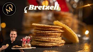 Schweizer Bretzeli (Bricelets) - Traditionelle hauchdünne Waffeln