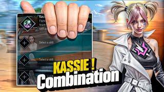 KASSIE ( BEST COMBINATION ) FREE FIRE BEST CHARACTER COMBO #PlayGalaxy