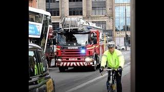 Scottish Fire & Rescue Service Hydraulic Platform K02A1 Responding *TWO TONES*