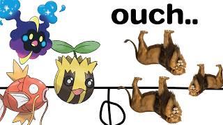 Why The 6 Weakest Pokemon Could Each Beat a Lion