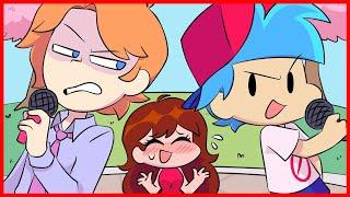 SENPAI VS BOYFRIEND "Roses" - Friday Night Funkin Animation