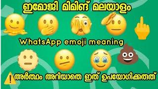 emoji meaning Malayalam | അർത്ഥങ്ങൾ അറിയാതെ ഒരിക്കലും ഈ മോജുകൾ ഉപയോഗിക്കരുത്️