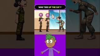 Who tied up the cat ? #puzzle #brainteaser #quiz #logicpuzzle #mystery #logicpuzzle #riddle