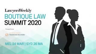 Boutique Law Summit is back in 2020!