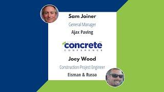 Sam Joiner and Joey Wood Speak at the 2020 PaveWise Concrete Conference