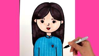 Drawing a Portrait of the Teacher | Drawing a Gift for Teacher on March 8 | THU DRAW