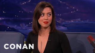 Aubrey Plaza Is Ready For The Zombie Apocalypse | CONAN on TBS