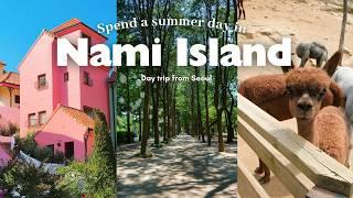 Day trip from Seoul, Korea | Summer day in Nami island | Alpaca world, Garden of Morning Calm