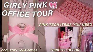 Girly Office Tour | My New Office Space! 