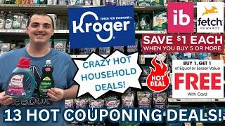 13 HOT KROGER COUPONING DEALS! ~ CRAZY HOT HOUSEHOLD DEALS! ~ MEGA EVENT CONTINUES  ~ 08/28=09/02