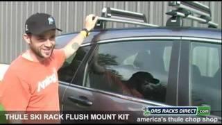 Thule Ski Rack Flush Mount Adapter Kit Video by ORS Racks Direct