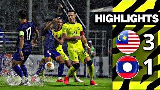 Malaysia vs Laos (3-1) | Highlights & All Goals | International Friendly Match 2024