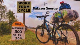 Working from cycle, by Bakcen George