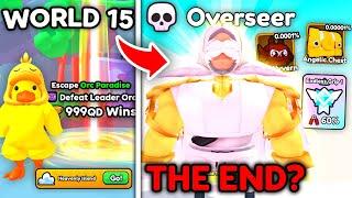 I Unlocked FINAL World 15 with MOST OP Pets and Upgrades in Arm Wrestling Simulator! (Roblox)