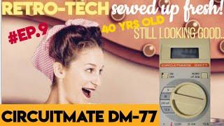 RETRO-TECH ○ CIRCUITMATE DM-77 Vintage Multimeter Mini Review & Teardown!