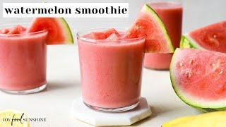 Healthy Watermelon Smoothie Recipe