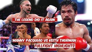 BREAKING NEWS MANNY PACQUIAO VS THE YOUNGER KEITH THURMAN,BREATHTAKING MATCH!