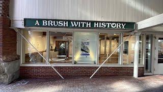 A tour of the Brush Art Gallery Museum Art Studio in Lowell, MA