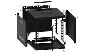 MONTAŻ SKŁADANIE SZAFY RACK LANBERG 10" I AKCESORIÓW