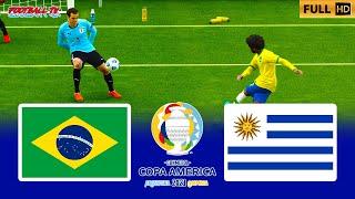 PES 2021 - BRAZIL vs URUGUAY - Copa America 2021 - Gameplay PC