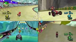 Mario Kart Wii  4 Players #495 Star Cup 150cc