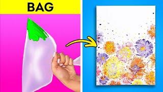 SMART ART IDEAS AND TECHNIQUES | Easy Painting Hacks Everyone Should Know