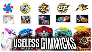 TOP 5 WORST/USELESS GIMMICKS In Beyblade Burst