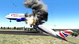 LIVE Boeing 747 Crash LANDINGS |  Live Plane Spotting X-PLANE 11