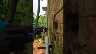 plumbing work #pipes #plumbing #watertank #work #shorts #shortsfeed #tn49 #villagelife