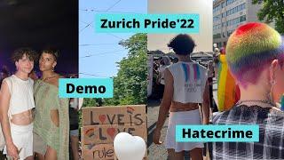 Zurich Pride 22 - Demo, Festival und beleidigt auf der Strasse? | Pride Vlog | Josia Jourdan